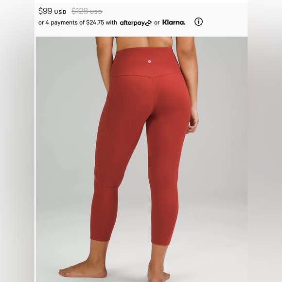 LULULEMON LEGGINGS SIZE 14 - Picture 5 of 10